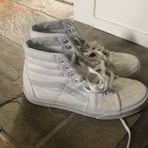 White high top vans
